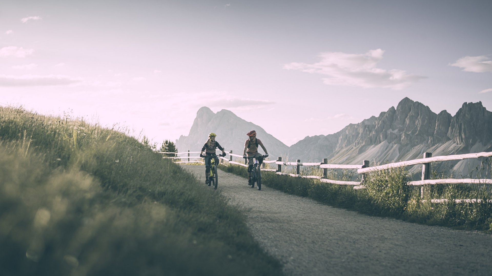 Biking at Plan de Corones/Kronplatz: unique