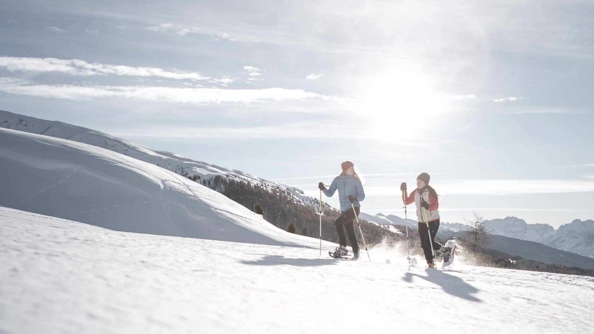 Winter hiking at Plan de Corones/Kronplatz